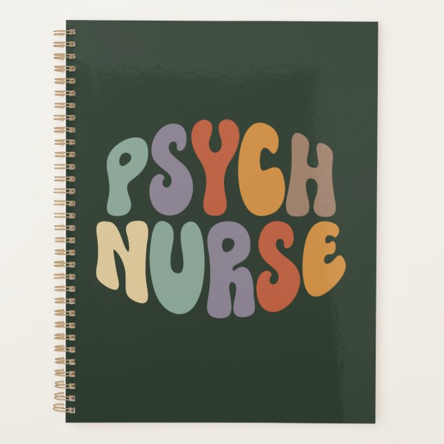 Psych Nurse Proud Beruf Planer (Vorderseite)