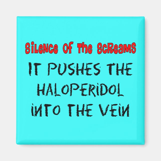 Psych Nurse Unglaublich witzig Geschenke Magnet (Vorne)