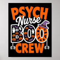 Psych-Pflegekraft Boo-Crew Mental Health Geister,