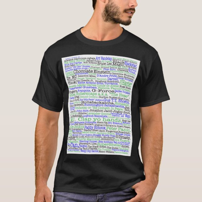 Psych TV Show , Spitznamen, Burton Guster T-Shirt (Vorderseite)