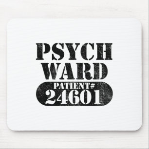 Psych Ward entkam dem Halloween-Costum eines psych Mousepad