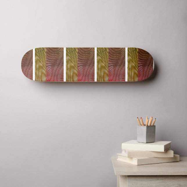 Psychadelic60er Wall Art Skateboard (Wandkunst (Horz))