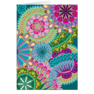 psychadelic Feder-Blumen