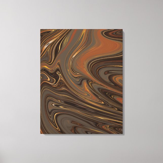 Psychadelic Marble Liquid Art Paint Leinwanddruck (Vorderseite)