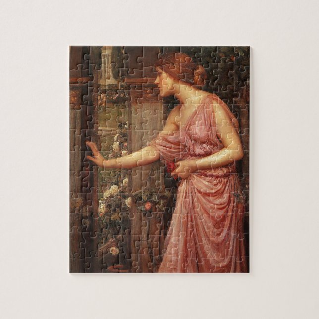 Psyche betritt Cupid's Garden durch Wasserhaus (Vertikal)