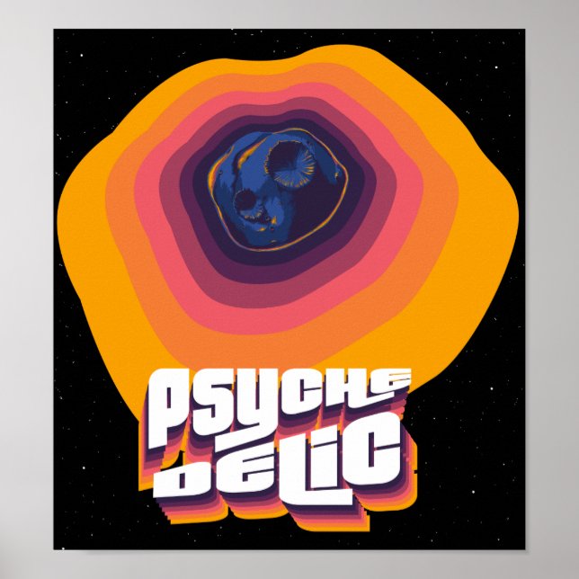 Psyche-Delic-Poster Poster (Vorne)