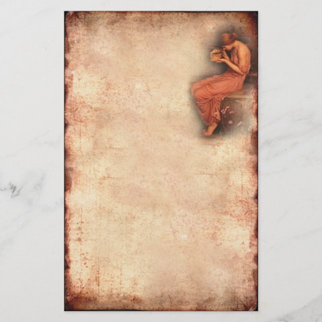 Psyche & Golden Box Stationierung Briefpapier (Vorderseite)