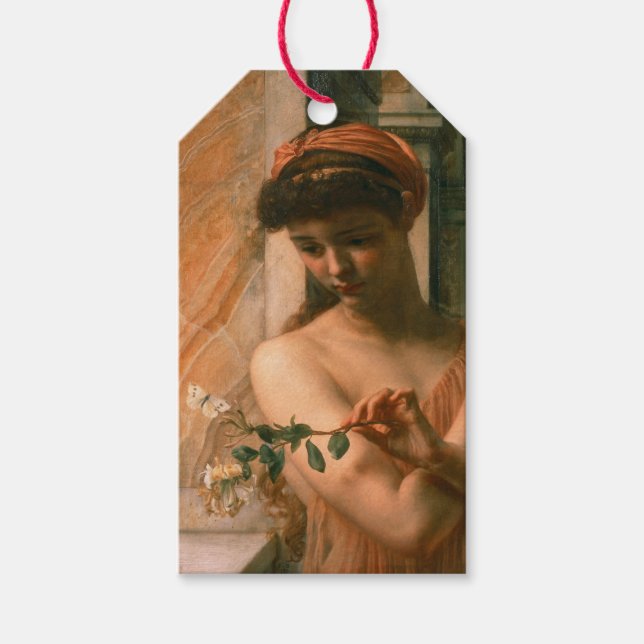 Psyche im Tempel der Liebe (von Edward Poynter) Geschenkanhänger (Vorderseite)