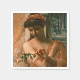 Psyche im Tempel der Liebe (von Edward Poynter) Serviette