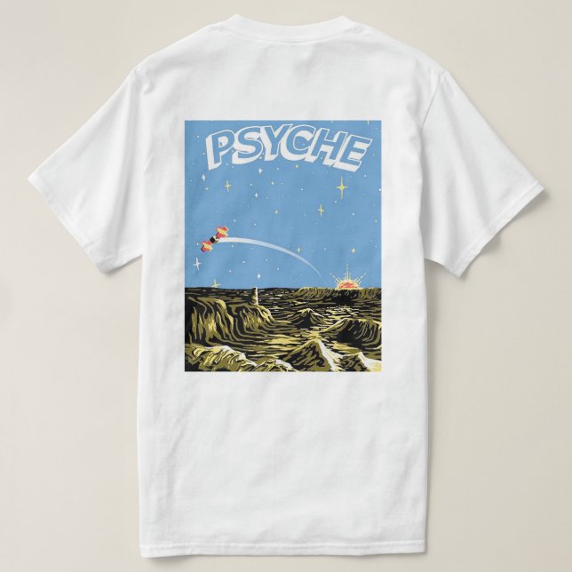 Psyche Sunrise T-Shirt (Design Rückseite)