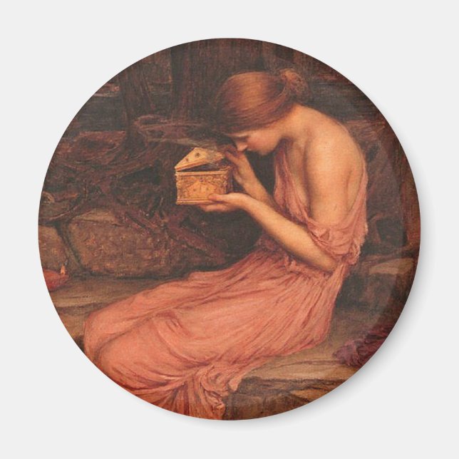 Psyche und Goldene Box Magnet (Vorne)