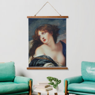 Psyche von Jean-Baptiste Greuze Wandteppich Mit Holzrahmen