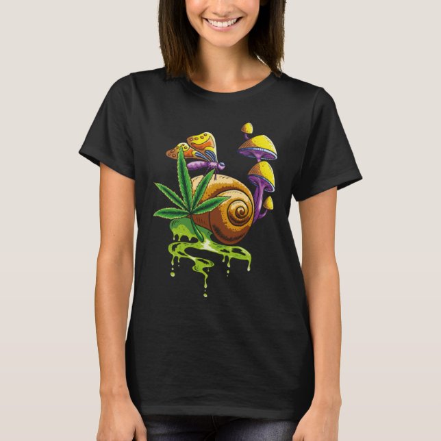 Psychedelic Acid Folk Trance Skirt EDM Goa Rave T-Shirt (Vorderseite)