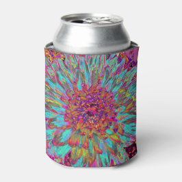 Psychedelic Aquamarin Blue Abstrakt Decorative Dah Dosenkühler