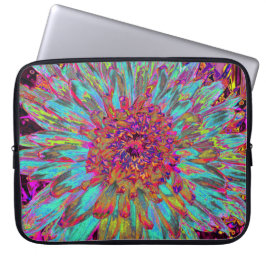 Psychedelic Aquamarin Blue Abstrakt Decorative Dah Laptopschutzhülle