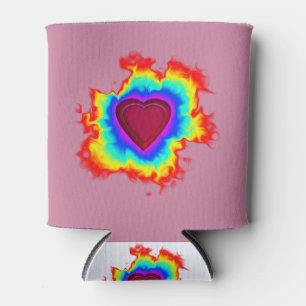 Psychedelic Aura Dual Heart Dosenkühler