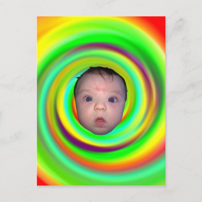 Psychedelic Baby Postkarte (Vorderseite)