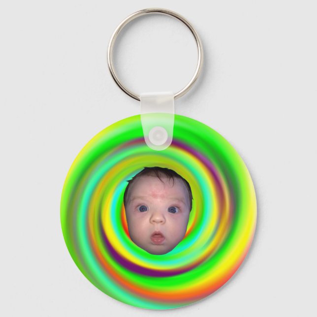 Psychedelic Baby Schlüsselanhänger (Vorderseite)
