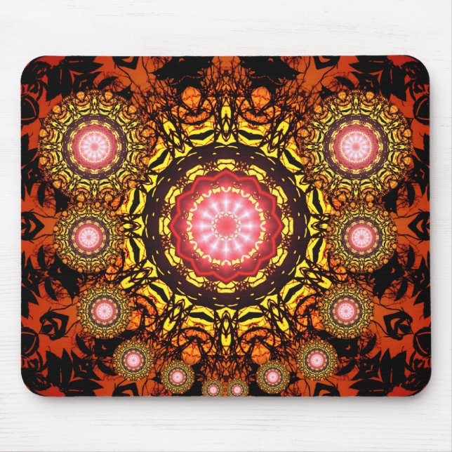 Psychedelic Batik Mousepad (Vorne)