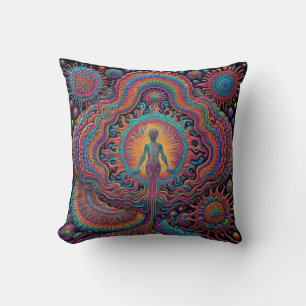 Psychedelic Birth Art Kissen