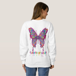 "Psychedelic Butterfly T-Shirt – Trippy Nature Sweatshirt