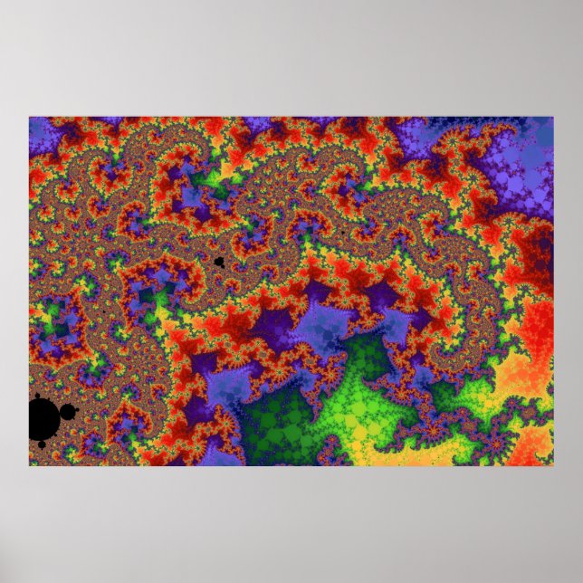 Psychedelic Chaos Poster (Vorne)