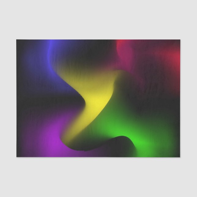 Psychedelic Dark Wave Seidenpapier (Vorderseite)