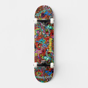 Psychedelic Deck für Skateboard