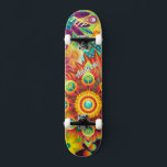 Psychedelic Deck für Skateboard<br><div class="desc">Psychedelisches Deck für Skateboard.Machen Sie es sich selbst durch Hinzufügen Ihres Textes. Um auf erweiterte Bearbeitungstools zuzugreifen, gehen Sie bitte zu "Personalisieren Sie diese Vorlage" und klicken Sie auf "Details", scrollen Sie nach unten und drücken Sie den Link "Klicken Sie auf, um die Vorlage anzupassen".</div>