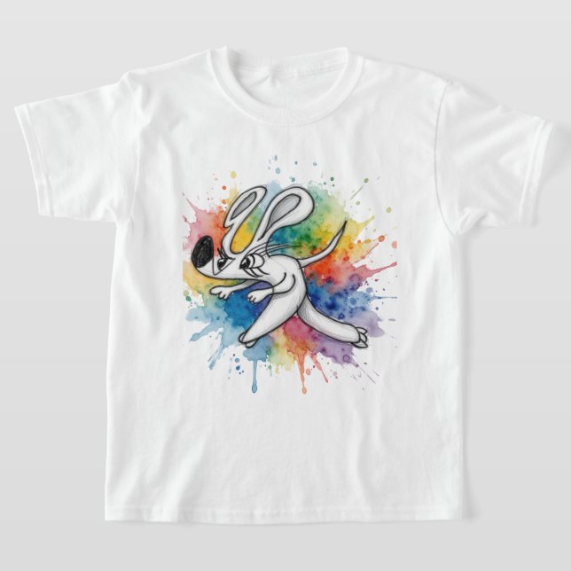 Psychedelic Dog 🐶  T-Shirt (Ablage )