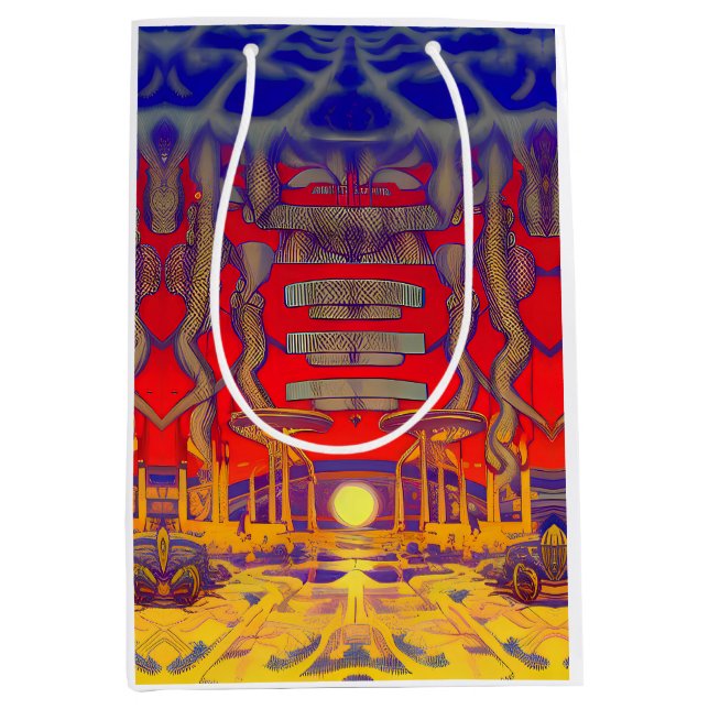 Psychedelic Dreamland Mittlere Geschenktüte (Vorderseite)