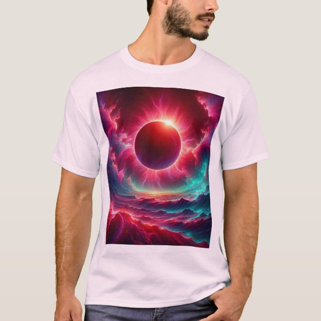 Psychedelic Eclipse T-Shirt (Vorderseite)