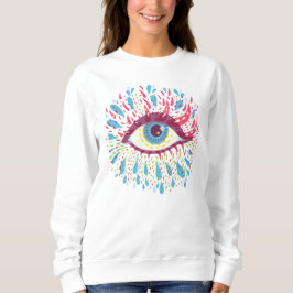 Psychedelic Eye Trippy Hippie Sweatshirt