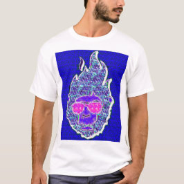 Psychedelic Flame Face Tee