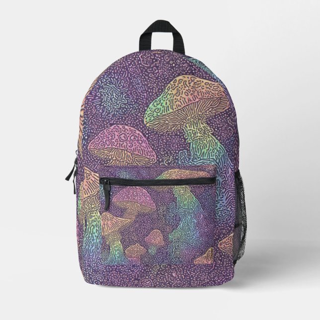 Psychedelic Fungi Galaxy - Rucksack (Vorderseite)