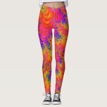 Psychedelic Funky Hippie Boho Neon Rainbow Fraktal