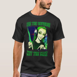 Psychedelic Goa Om Psy Trance Darkpsy Rave T-Shirt