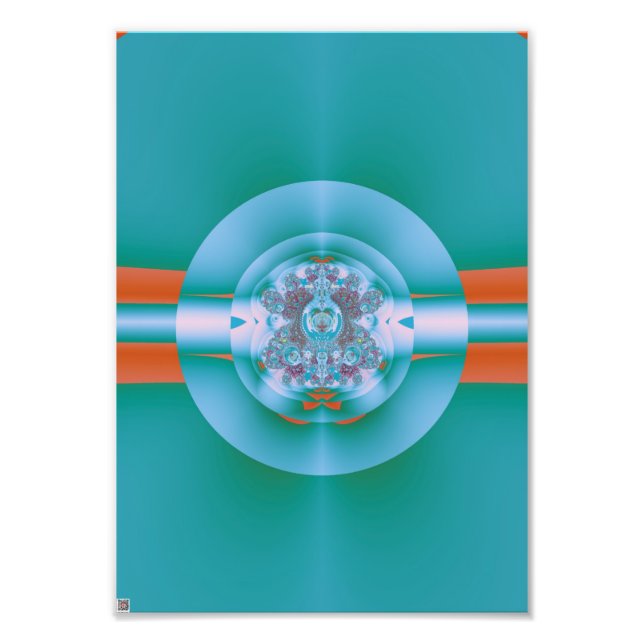 Psychedelic Green Fotodruck (Vorne)