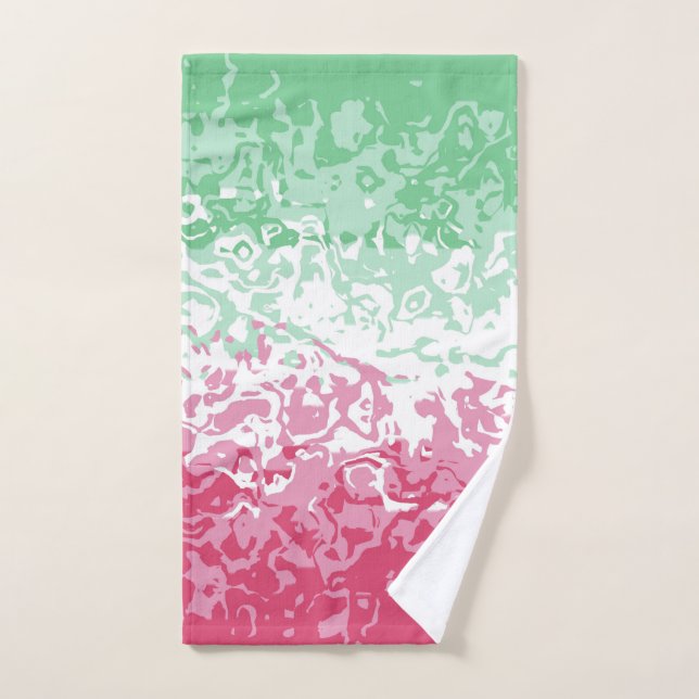 Psychedelic Groovy Abstrakt Abrosexual Pride Flag Handtuch (Handtuch)