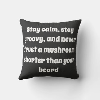 Psychedelic Guru Trippy Hippie Mushroom Kissen