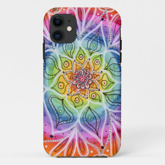 Psychedelic, Hippie, Blume Mandala iPhone 11 Fall Case-Mate iPhone Hülle