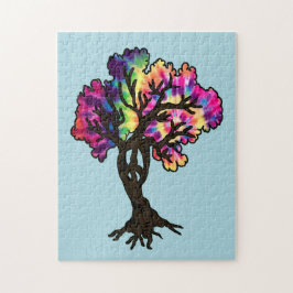 Psychedelic Hippie Peace Tree