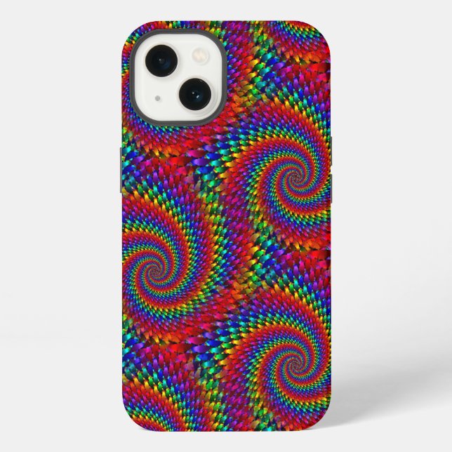 Psychedelic Hippie Weave Case-Mate iPhone Case Hülle (Rückseite)