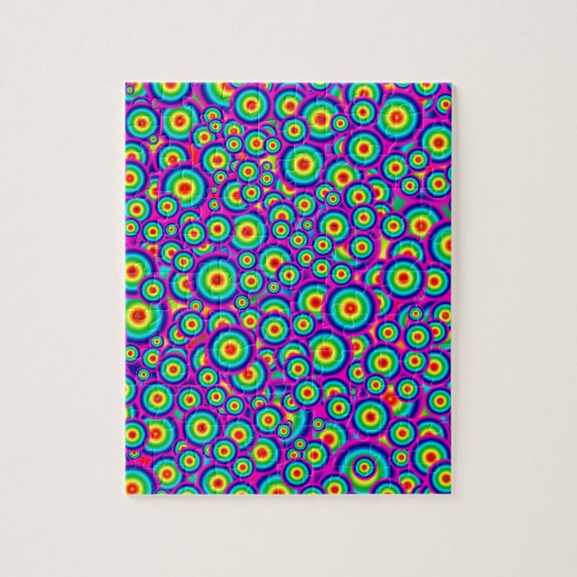 Psychedelic Hippy 60's Print (Vertikal)