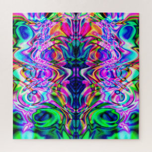 Psychedelic Iridescence Jigsaw Puzzle