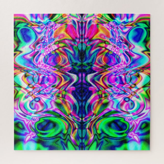 Psychedelic Iridescence Jigsaw Puzzle (Vertikal)