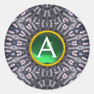 PSYCHEDELIC KALEIDOSKOP/MYSTISCHE ERINNERUNGEN Mon Runder Aufkleber