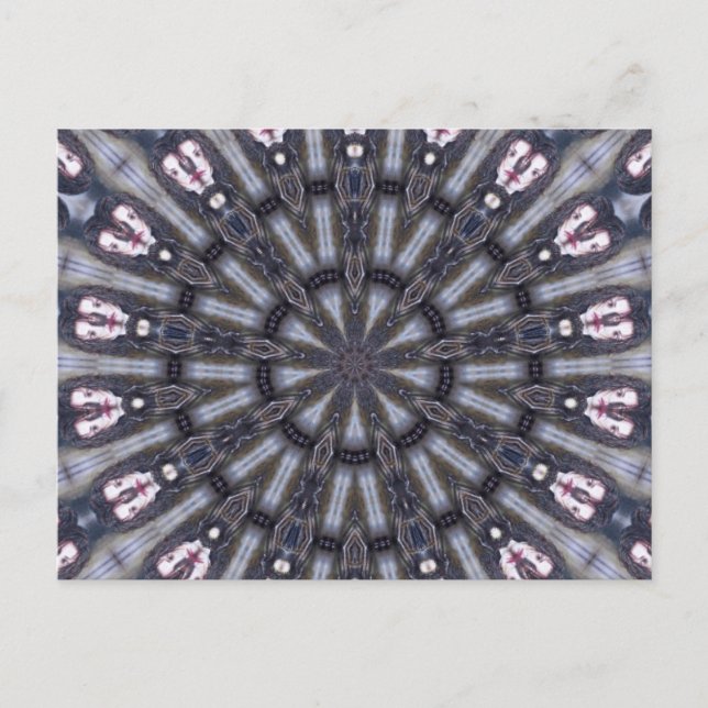 PSYCHEDELIC KALEIDOSKOP/MYSTISCHE ERINNERUNGEN POSTKARTE (Vorderseite)