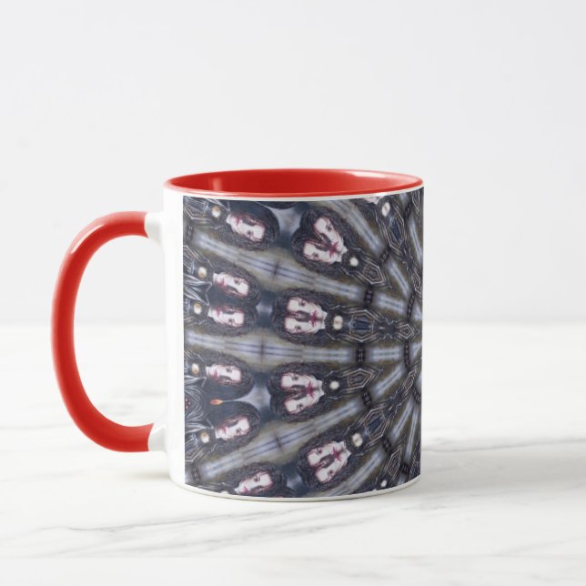 PSYCHEDELIC KALEIDOSKOP/MYSTISCHE ERINNERUNGEN TASSE (Links)