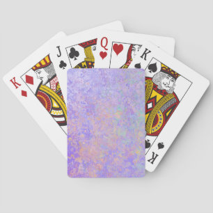 Psychedelic Lavender Purple Neon Pastel Abstract Spielkarten